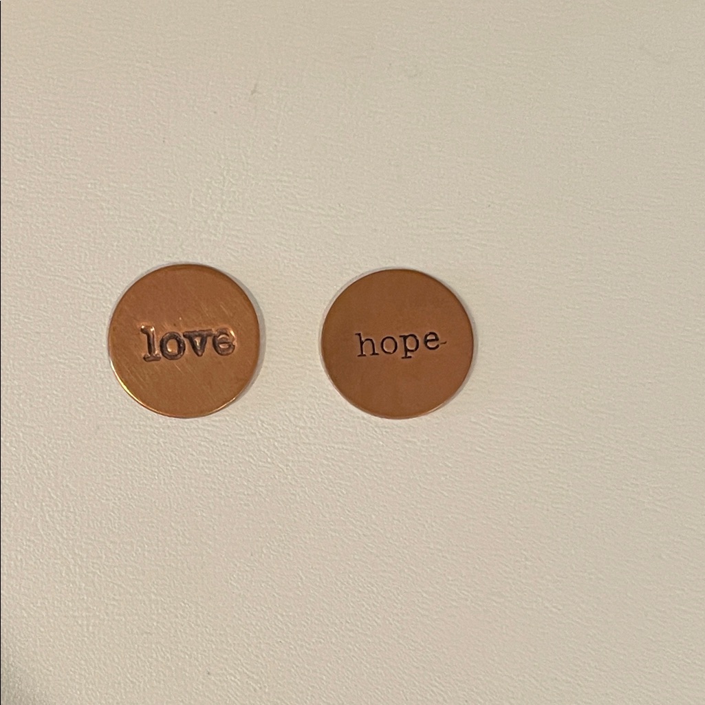 Origami Owl Rose Gold Locket Plates